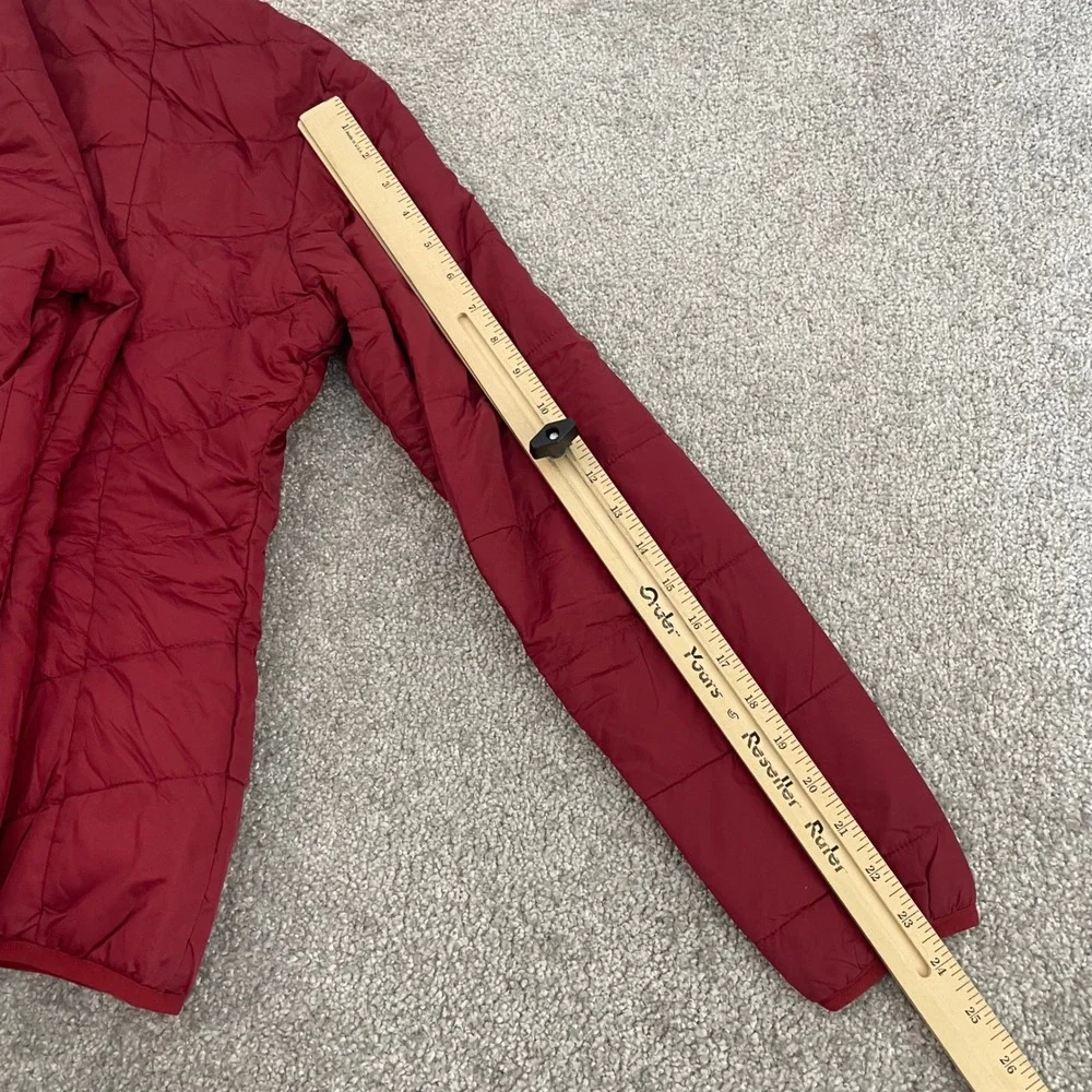 North Face Womens Small Burgundy Insulated Quilted Puffer Jacket NF0A2TIZ winter